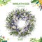 22–24" Spring & Summer Daisy Wreath with Lavender – Front Door Farmhouse Wreath for Porch, Wall, Window, Indoor & Outdoor Home Décor